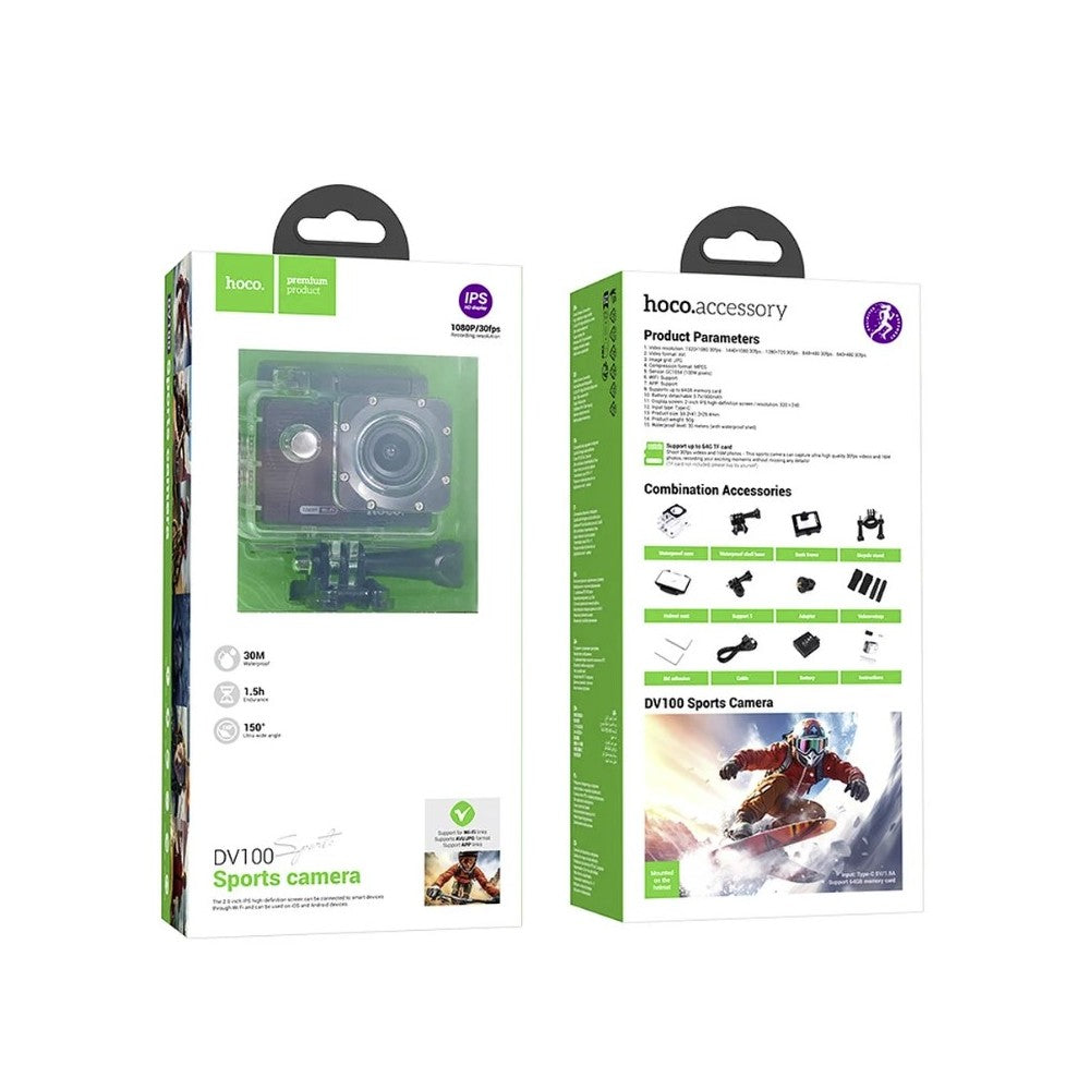 ACTION CAM HOCO DV100 BLACK