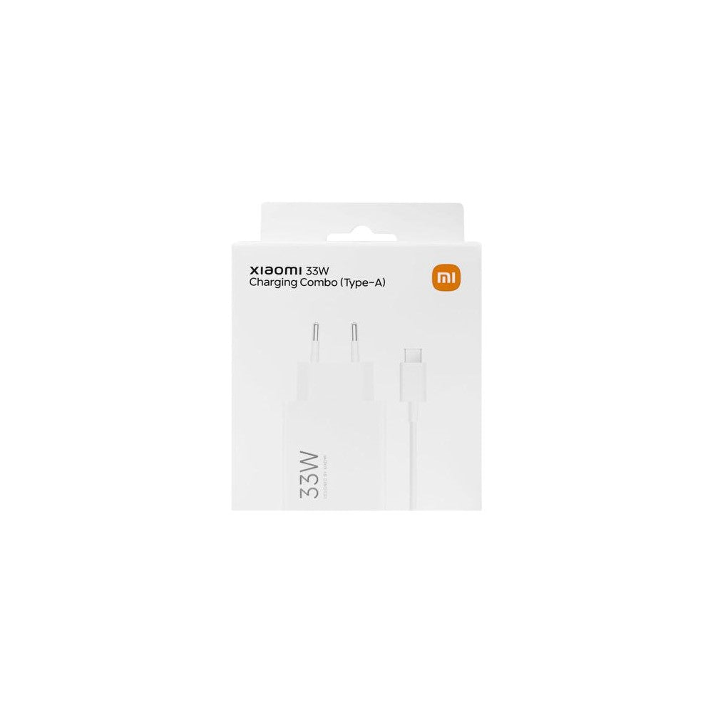 CARICABATTERIA DA RETE 33W XIAOMI BHR9956EU USB-A + CAVO TYPE-C WHITE