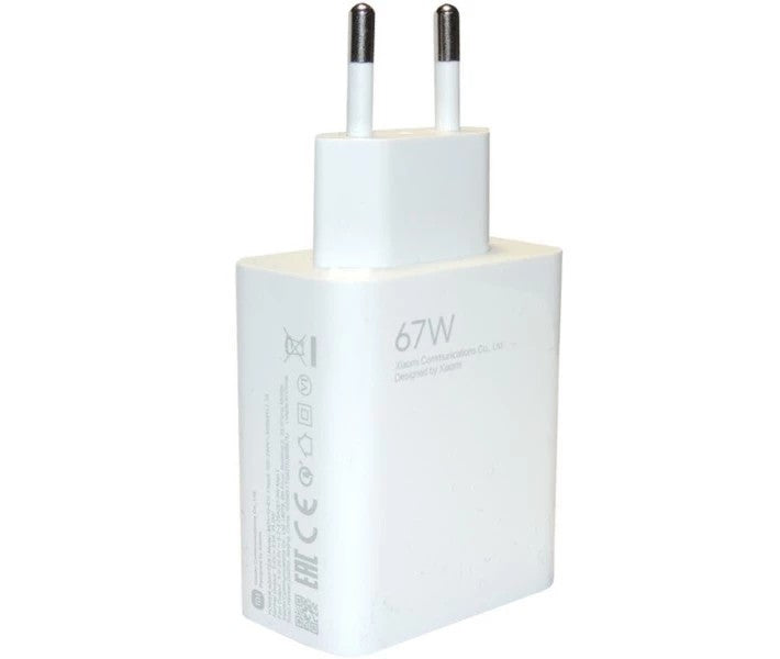 CARICABATTERIA DA RETE 67W XIAOMI BHR9465EU USB-A + CAVO TYPE-C