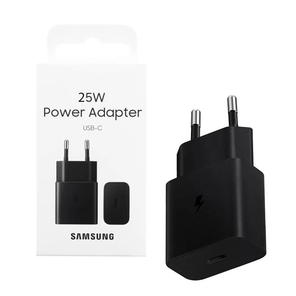 CARICABATTERIA DA RETE SAMSUNG SUPER FAST CHARGING 25W USB-C EP-T2510NBEGWW BLACK