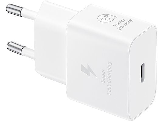 CARICABATTERIA DA RETE SAMSUNG SUPER FAST CHARGING 25W USB-C EP-T2510NWEGWW WHITE