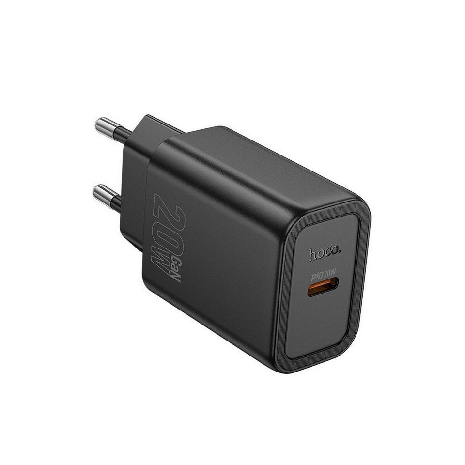 CARICABATTERIE DA RETE HOCO 20W USB-C N60 BLACK