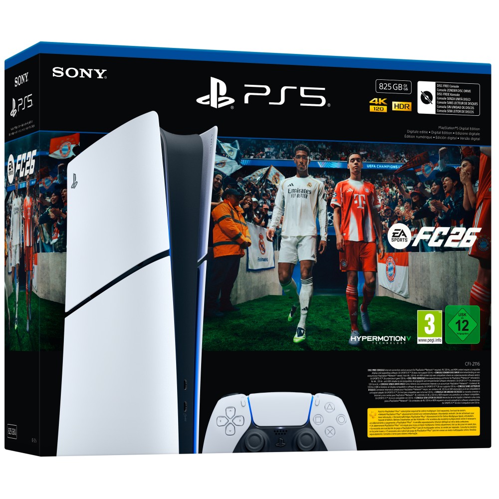 CONSOLE SONY PS5 DIGITAL EDITION SLIM 825GB BUNDLE FC26