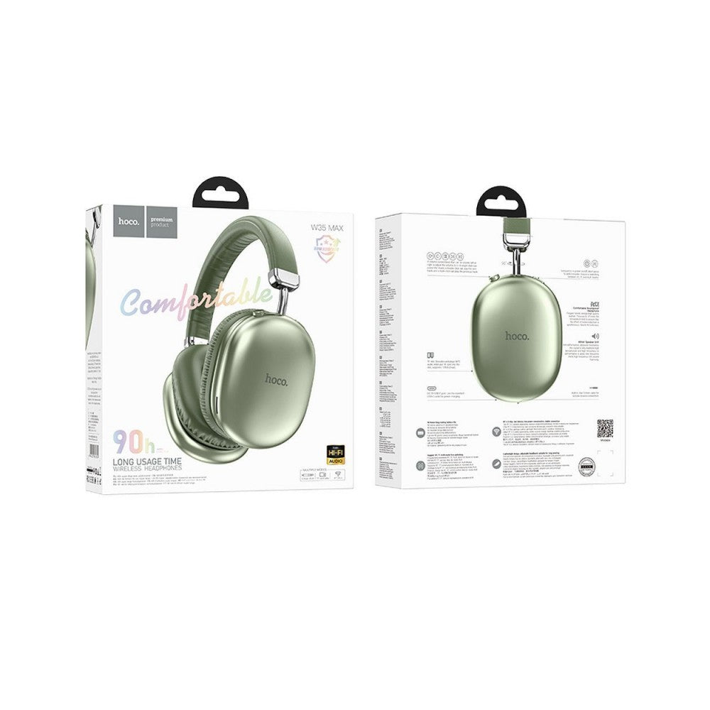 CUFFIE BLUETOOTH HOCO W35 MAX GREEN