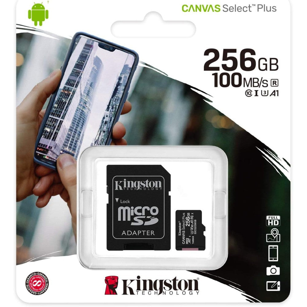 MICRO SD KINGSTON 256GB CL10 SDCS2/256GB