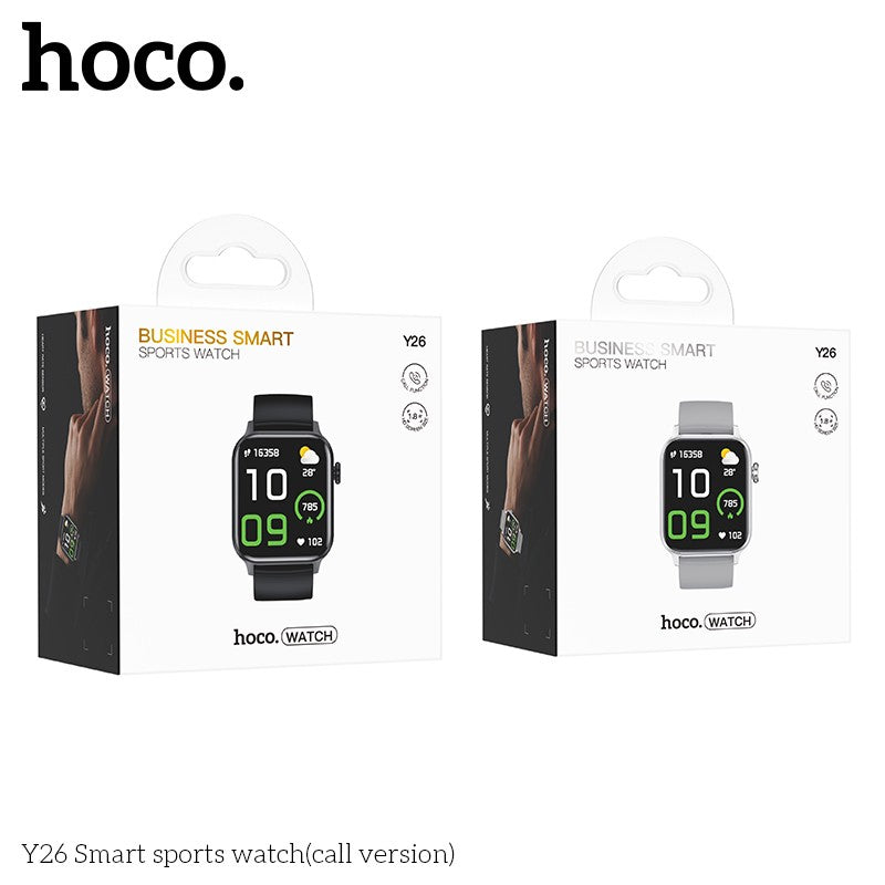 SMARTWATCH HOCO Y26 CON GPS+ FUNZIONE CHIAMATA NERO