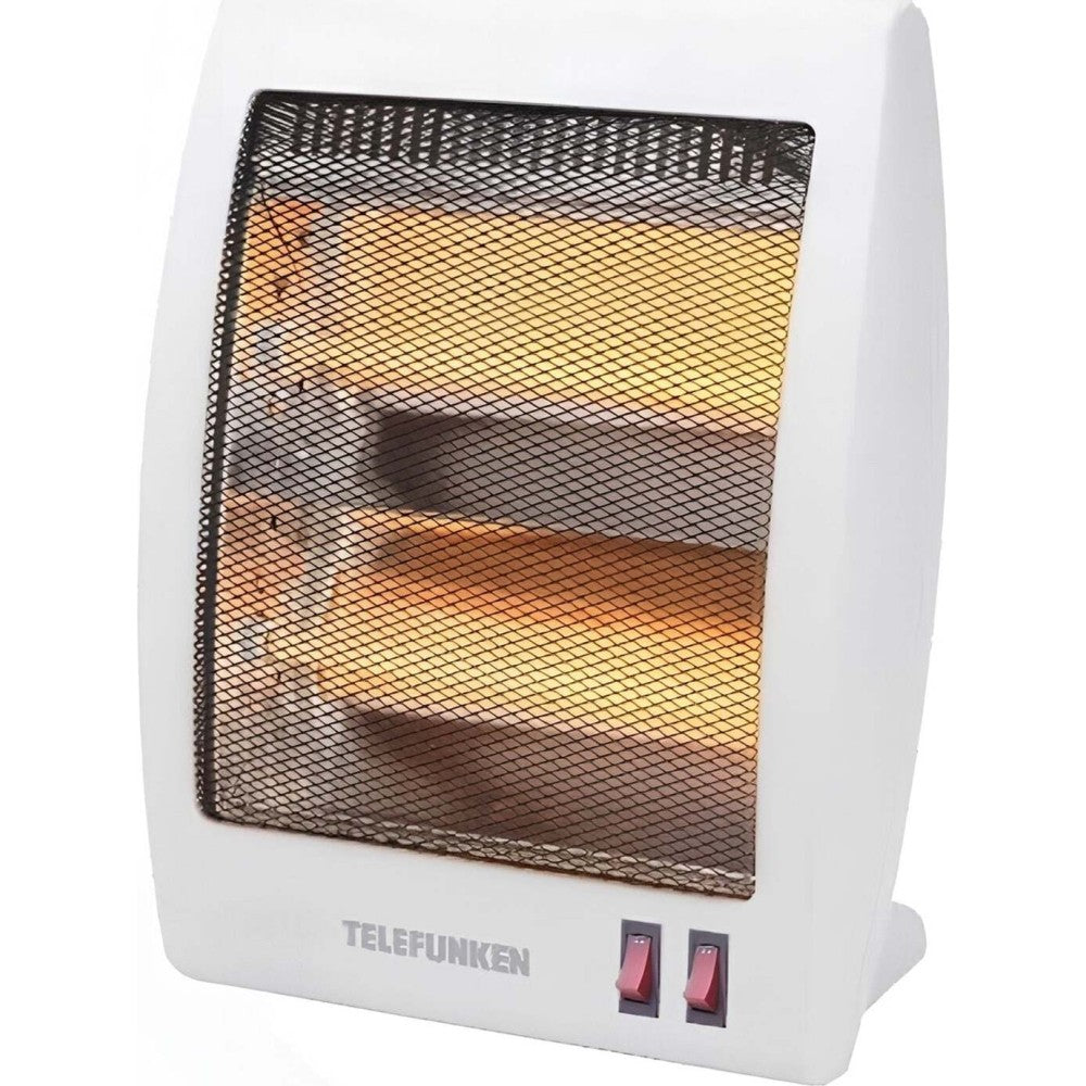 STUFA AL QUARZO CALDOBAGNO TELEFUNKEN M08215 800W BIANCA