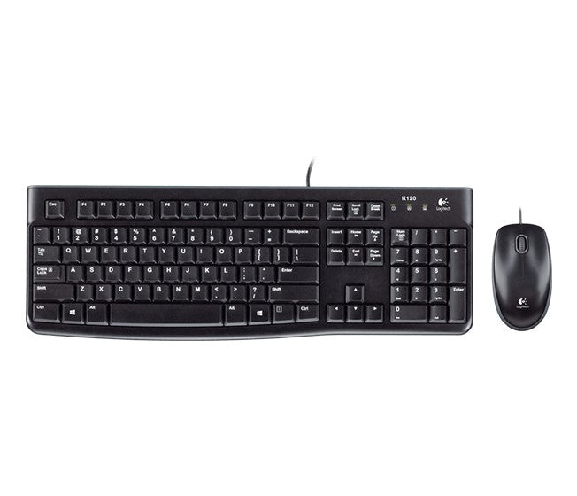 TASTIERA + MOUSE USB LOGITECH MK120 920-002543 NERO