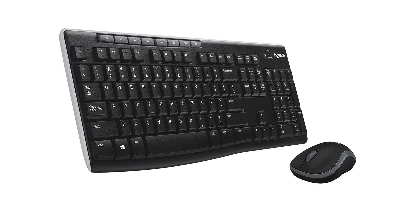 TASTIERA + MOUSE WIRELESS LOGITECH MK270 920-004512 NERO
